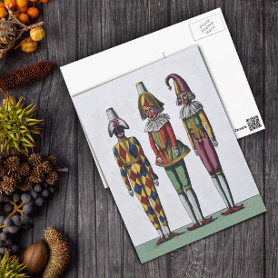 Tre Jesters PostCard Vykort