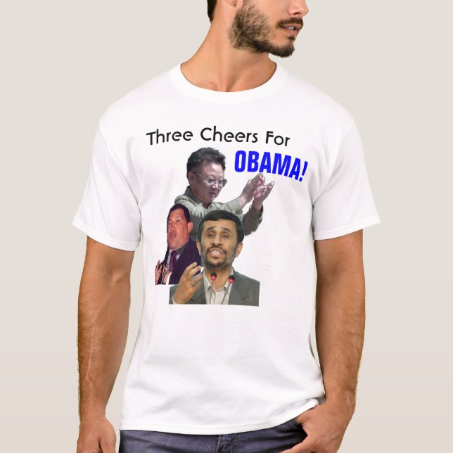 Tre jubel för Obama Tröja (Framsida)
