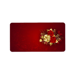 Tre judiska Ro Adressetikett