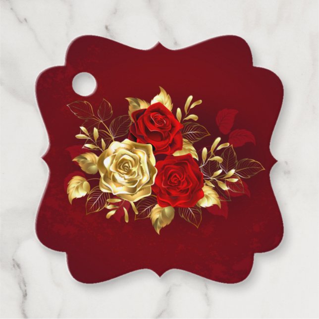 Tre judiska Ro Gåvor Etiketter (Framsida)