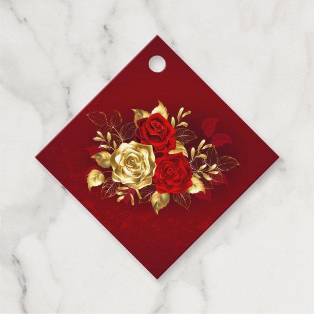 Tre judiska Ro Gåvor Etiketter (Framsida)