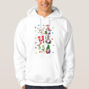 Tre julgran Ho-Ho-Ho-Gar Hoodie