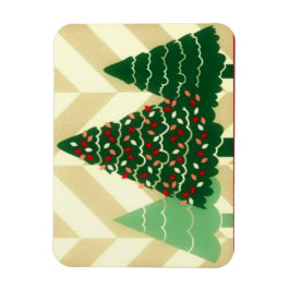 Tre Julgranar Magnet