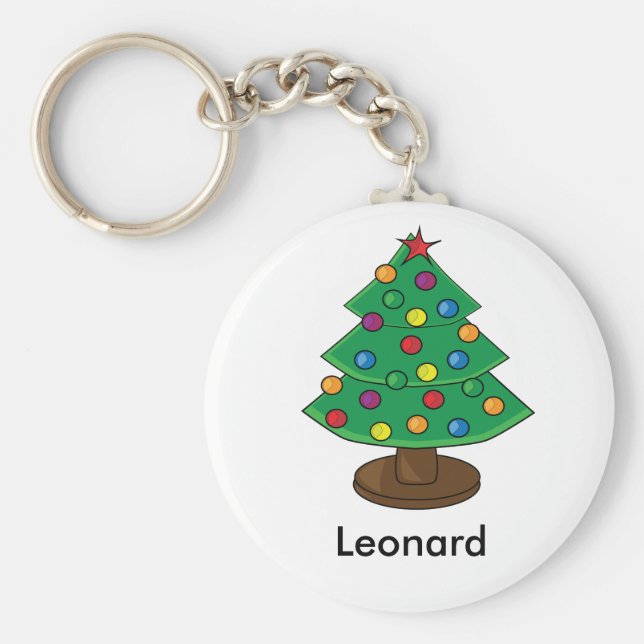 Tre Julgranar Nyckelring (Framsidan)