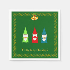 Tre julgranar på Grönten Pappersservett