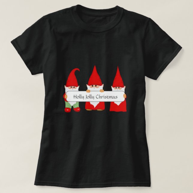 Tre julgrnomes T-Shirt (Design framsida)