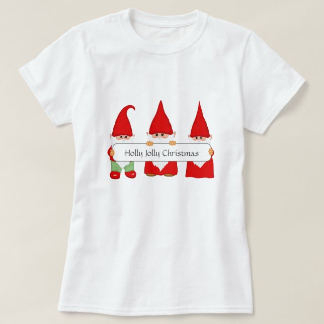 Tre julgrnomes T-Shirt (Design framsida)