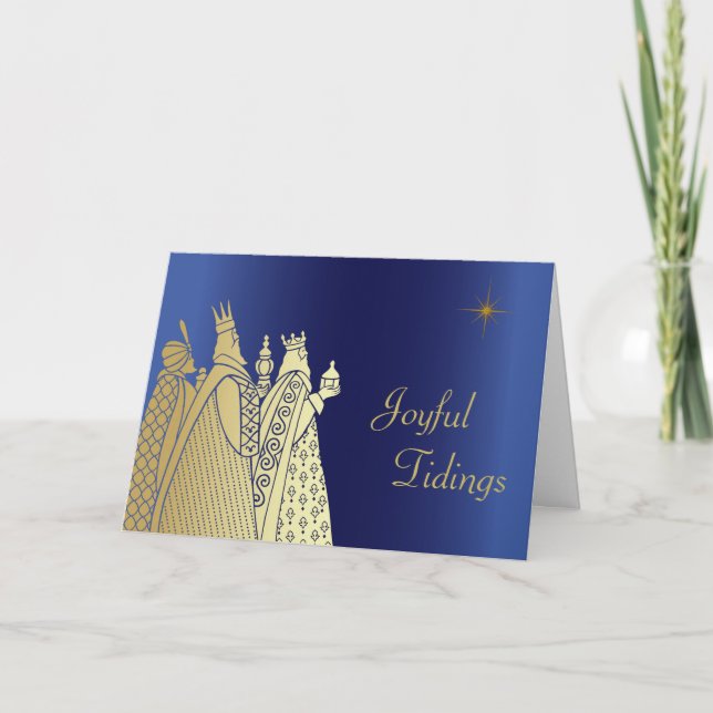 Tre julhälsningskort i Anpassningsbar i Manar Helgkort (Framsida)