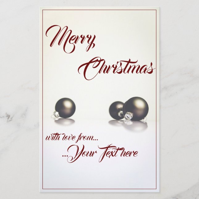 Tre julklappar bollar framför ljusbakgrund (Framsida)