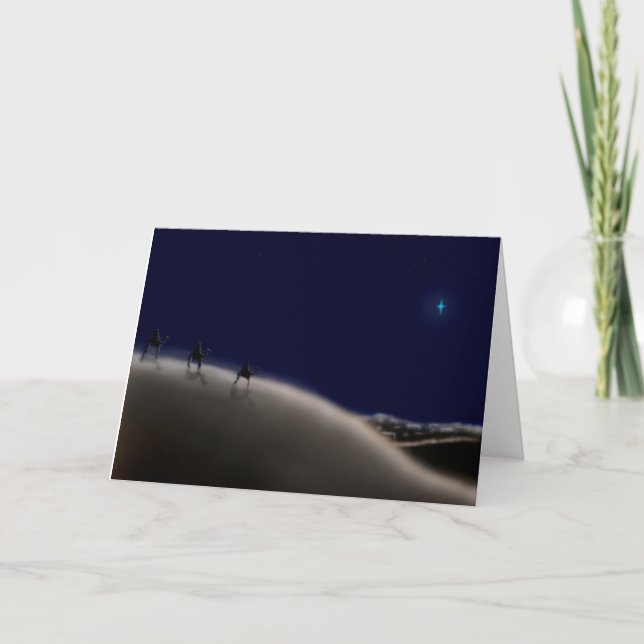 Tre julkort för Wisemen Helgkort (Framsida)