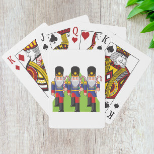 Tre julsoldater i Leksak Casinokort