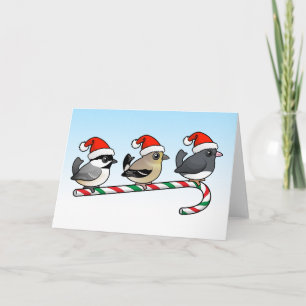 Tre julSongbirds (US) Helgkort