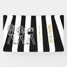 Tre kaffefabrikat med tre omvända kaffe