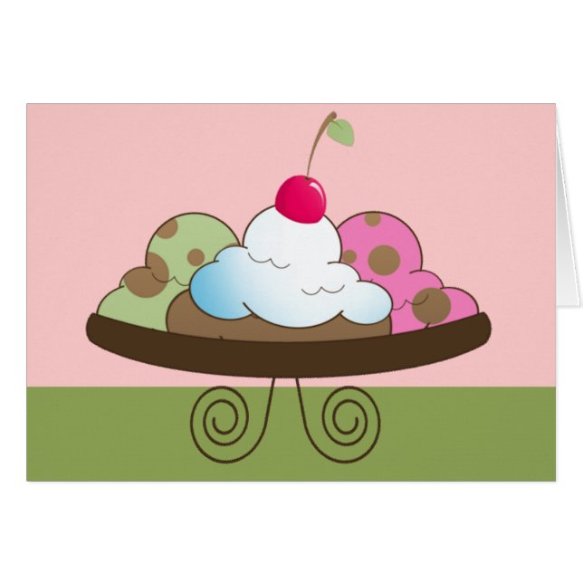 Tre kammar hem hälsningskort (Framsidan Horizontal)