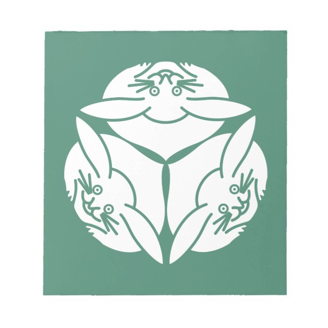 Tre kaniner anteckningsblock (Framsida)