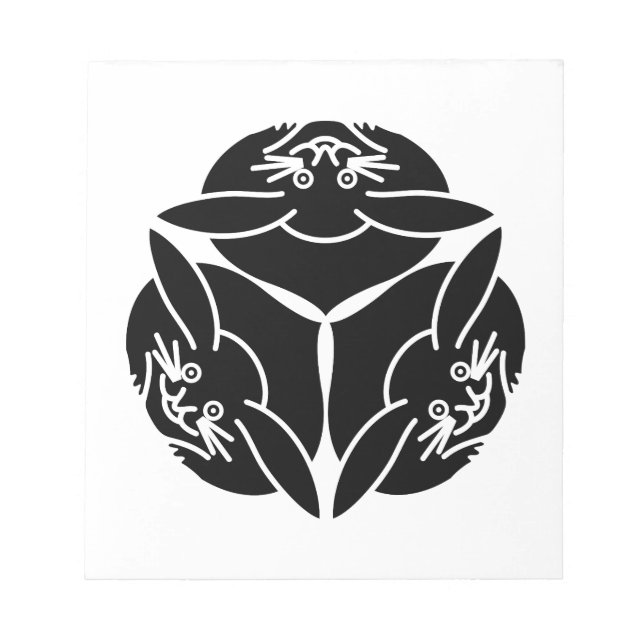 Tre kaniner anteckningsblock (Framsida)