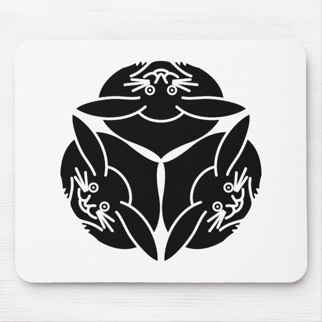 Tre kaniner musmatta (Framsidan)