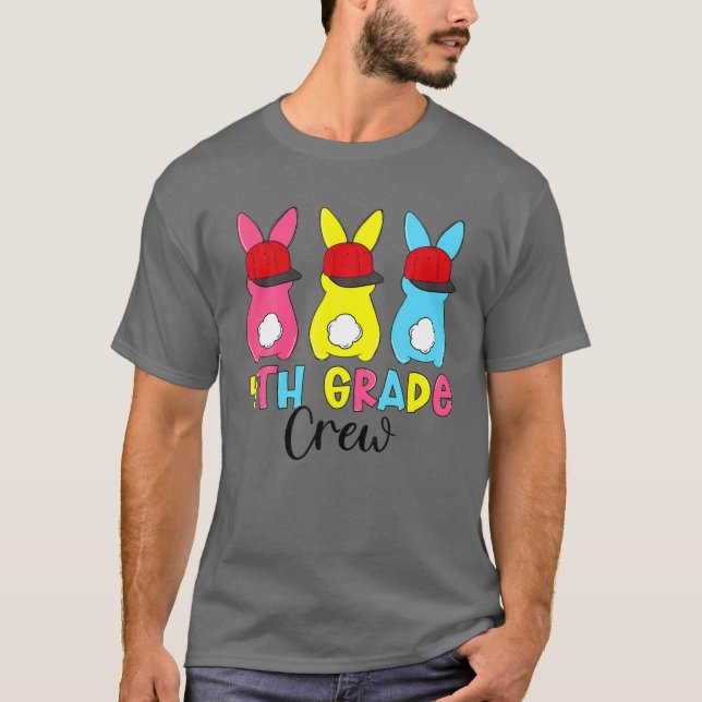 Tre kaninkanter, 4:e Klass-besättningen, Påsk-dags T Shirt (Framsida)