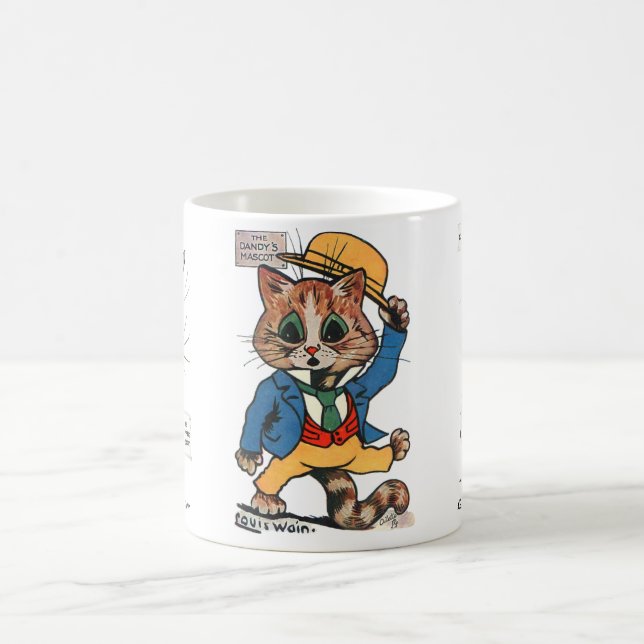 Tre katter, Louis Wain Kaffemugg (Center)