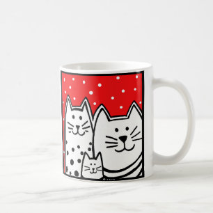 Tre kattungar kaffemugg