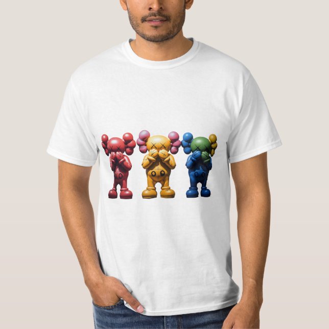 Tre Kaws T Shirt (Framsida)