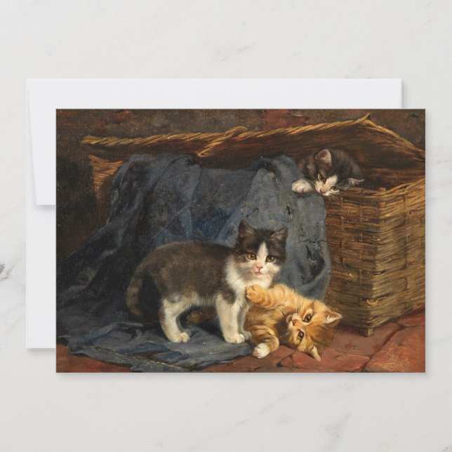 Tre Kittens | Julius Adam the Younger (Framsida)