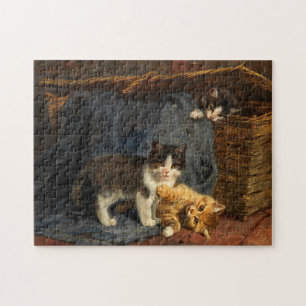 Tre Kittens Julius Adam the Younger Pussel