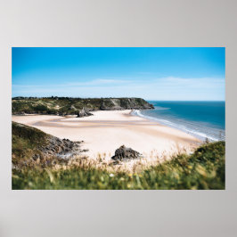 TRE KLIFFER BAY, GOWER, WALES POSTER