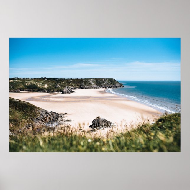 TRE KLIFFER BAY, GOWER, WALES POSTER (Framsidan)