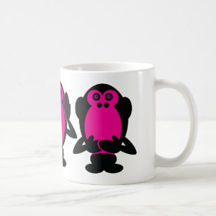 Tre kloka apor kaffemugg