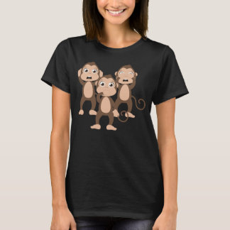 Tre kloka apor t-shirt