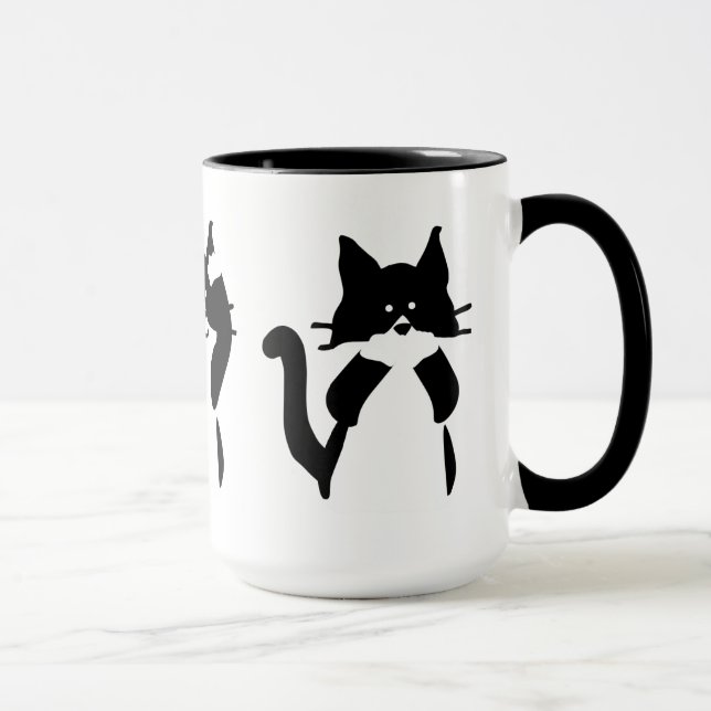 Tre Kloka Kattungar Mugg (Höger)