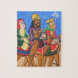 Tre kloka manar vid det Joel anderssonpussel Pussel