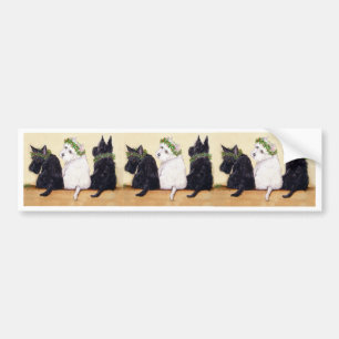 Tre Kloka Terrier Bildekal