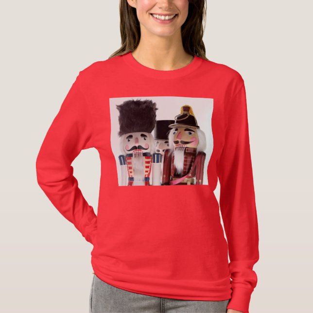 tre knäckare kvinnors t-shirt (Framsida)