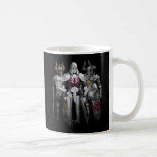 Tre knivar kaffemugg