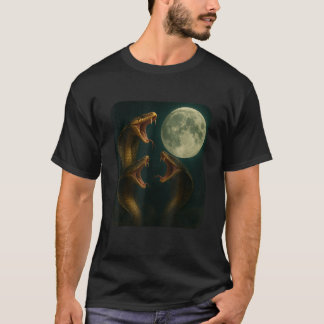 Tre Kobror Måne Roligt 3 Vargar Meme Nördigt T Shirt