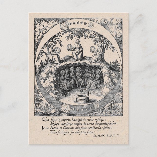 Tre konstnärer av Alchemy Vykort (Framsida)