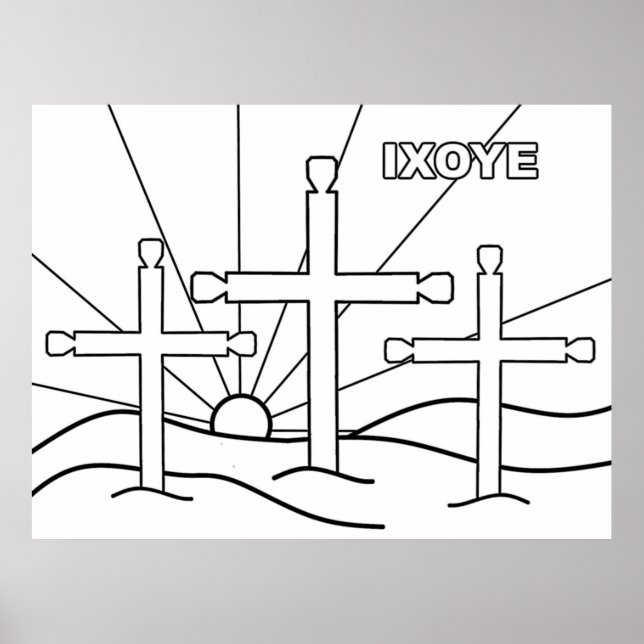 Tre Kor på en Backe Poster (Framsidan)