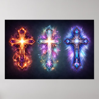 Tre Kors Konst Poster