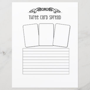 Tre-kortets Tarot Spread Lakan