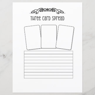Tre-kortets Tarot Spread Lakan