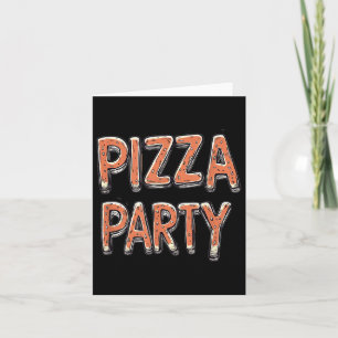 Tre Kostym För Pizzafest För Vuxna Och Barn Kort
