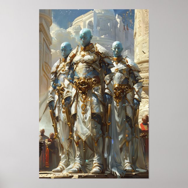 Tre kraftfulla antunnaki-Poster Poster (Framsidan)