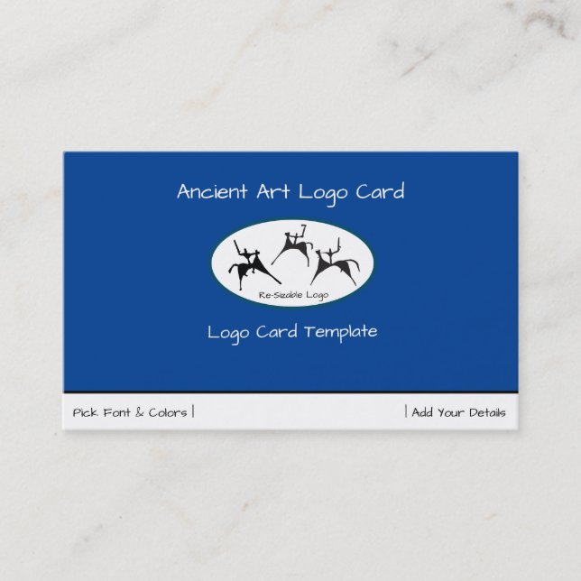 Tre krigsherrar visitkort (Framsida)