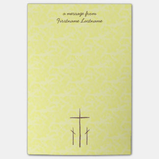 Tre kristna kors Kalvarieberg Post-it Block