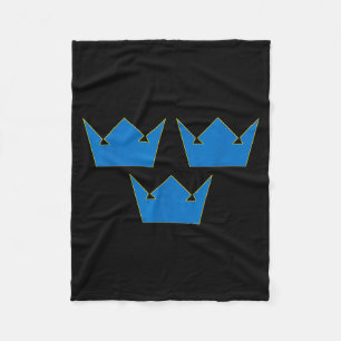 Tre kronor TRE KRONOR Sverige Symbol Svensk Fleecefilt
