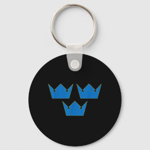 Tre kronor TRE KRONOR Sverige Symbol Svenskt Nyckelring