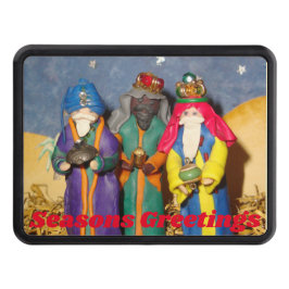 Tre kung-bärgåvor till baby Jesus christmas Dragkroksskydd