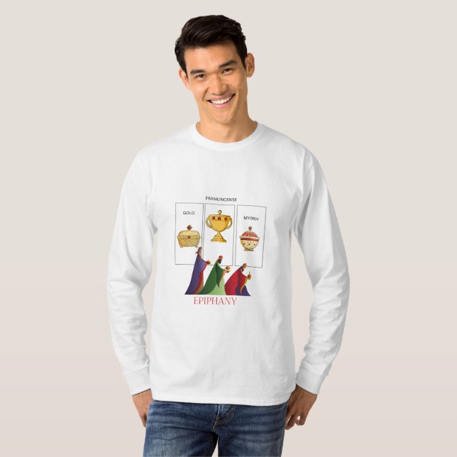 Tre Kung och deras meningsfulla gåvor T Shirt (Hel framsida)